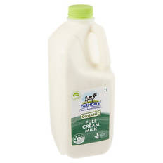 Organic Full Cream Milk 2L